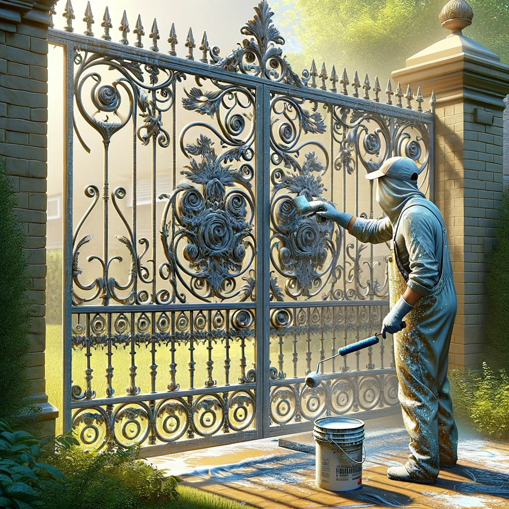 pintar rejas precio m2