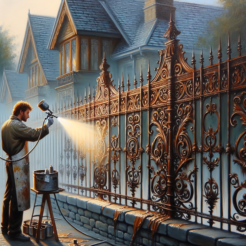 precio m2 pintura herrería